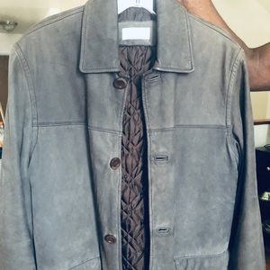 Barney’s New York Brown Suede Coat